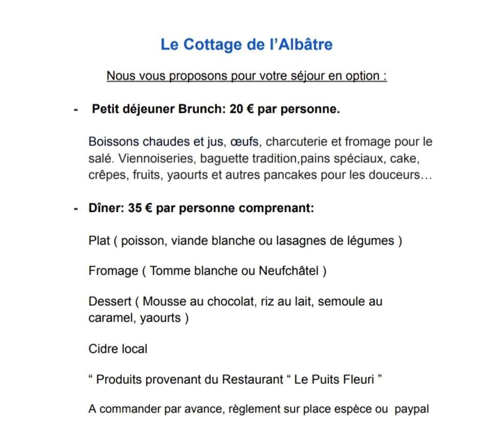 Le Cottage De L'Albatre Gite 2 Pers Jardin Parking A Vattetot Sur Mer 외부 사진